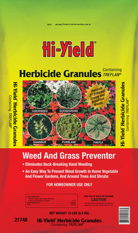 Herbicide Granules Weed & Grass Preventer (15 lbs.)