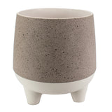 Orion Planter - Greige Granite Birch